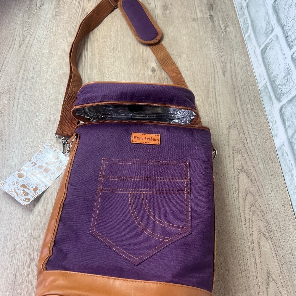 Tirrinia 4 Bottle Wine Cooler Tote‎ Bag For Travel - Picture 2 of 9